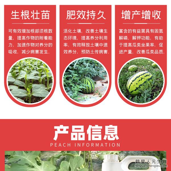 多氨豆粕菌肥系列瓜类专用肥产品特点